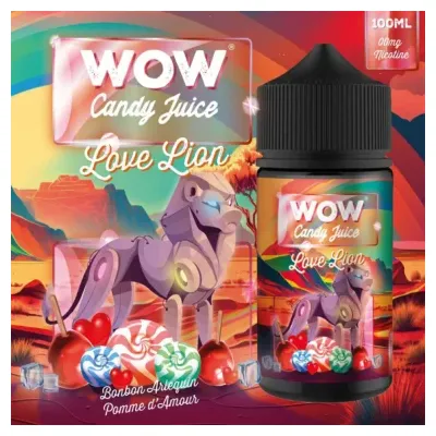 Love Lion 100ml (0mg) - Wow Candy Juice Evolution by Made in Vape