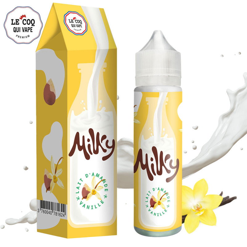 Milky Amande Vanille 50ml (0mg) - Le Coq Qui Vape