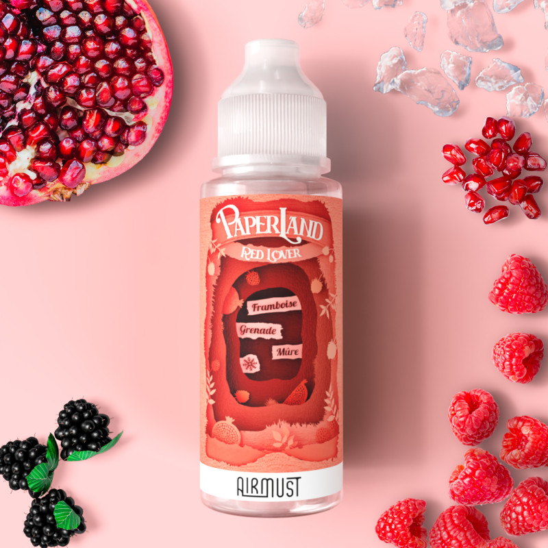 Red Lover 100ml (0mg) - Paperland by Airmust