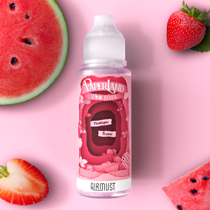 Pink Fever 100ml (0mg) - Paperland by Airmust