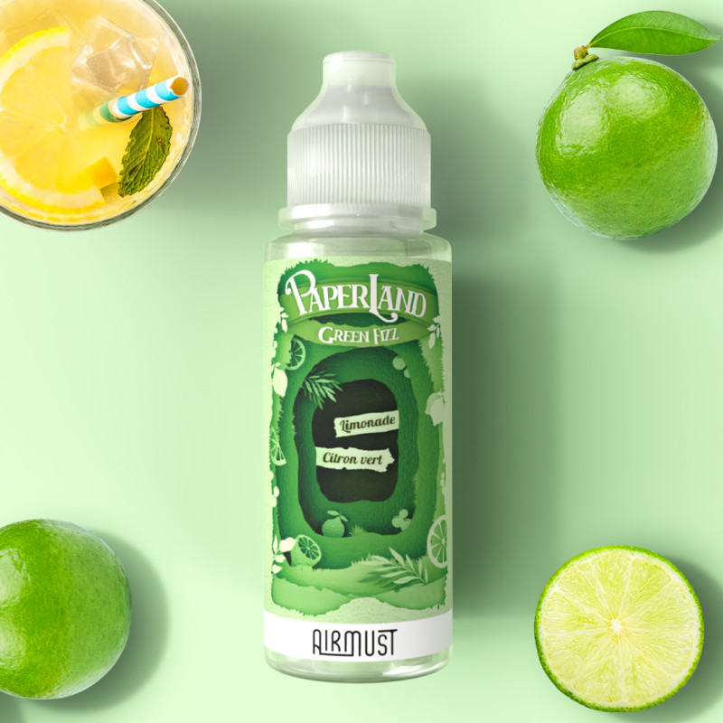 Green Fizz 100ml (0mg) - Paperland by Airmust