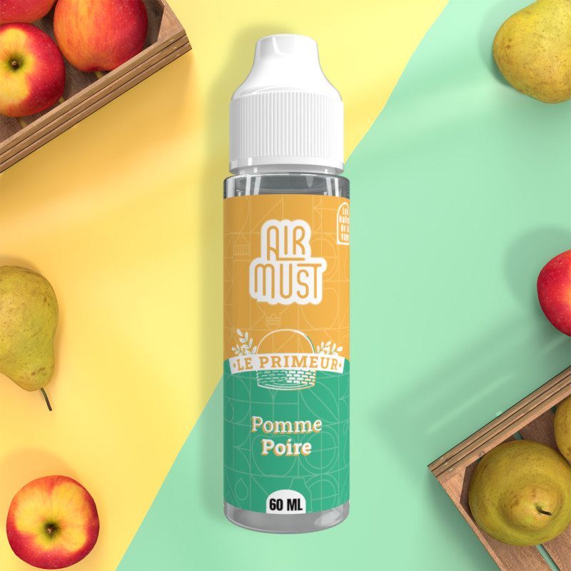Pomme Poire 60ml (0mg) - Le Primeur by Airmust