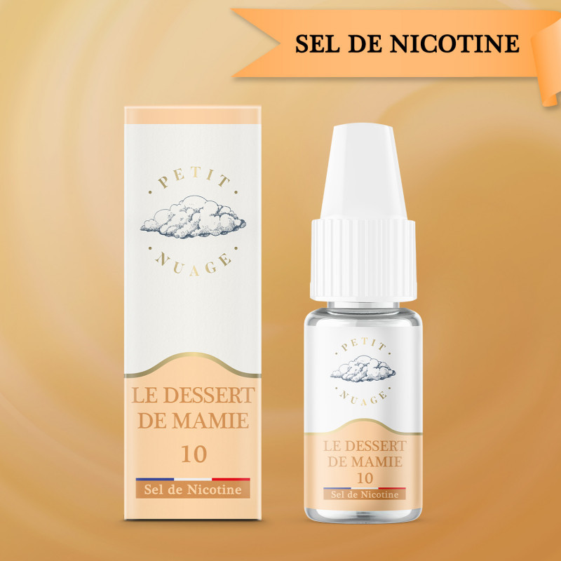 Le Dessert De Mamie 10ml Nic Salt (10mg) - Petit Nuage