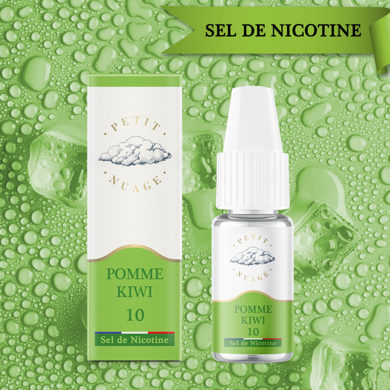 Pomme Kiwi 10ml Nic Salt (10mg) - Petit Nuage
