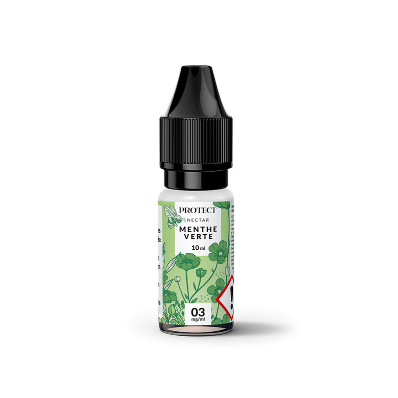 Menthe Verte 10ml Nectar (Nicotine:18 mg/ml) - Protect