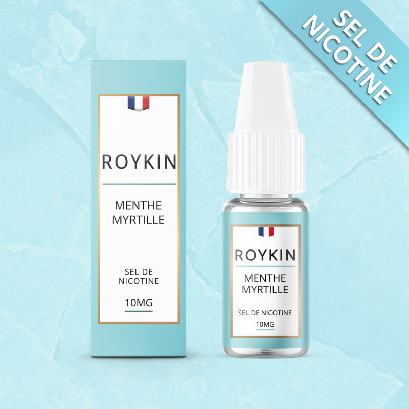 Menthe Myrtille 10ml Nic Salt (10mg) - Roykin