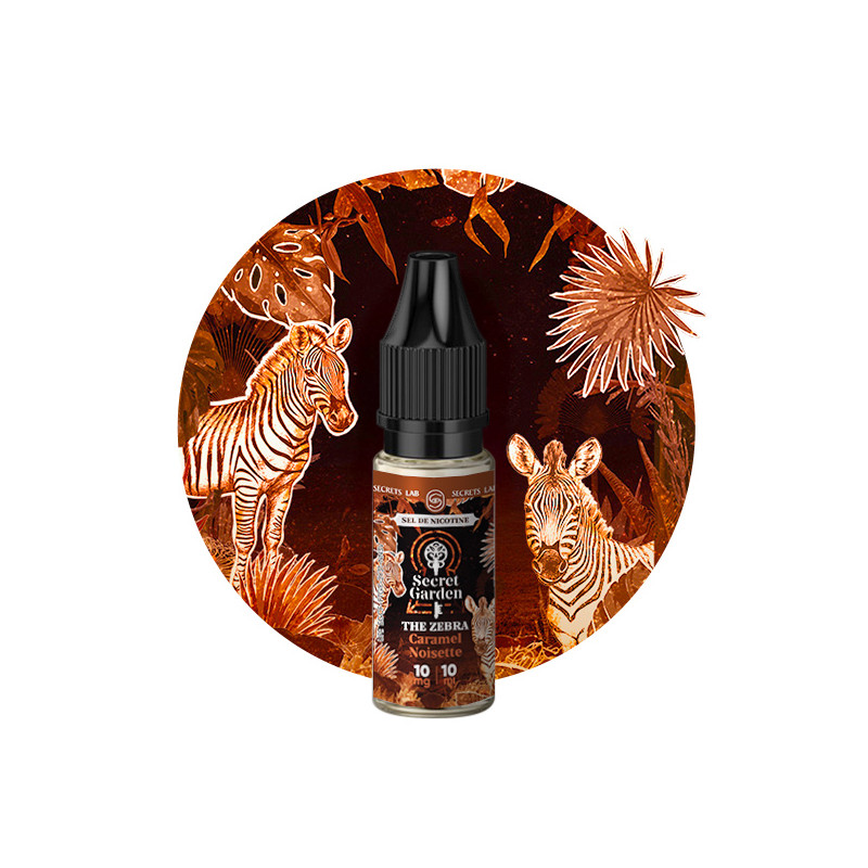 The Zebra Salt 10ml Secret Garden (Nicotine:20 mg/ml) - Secrets Lab