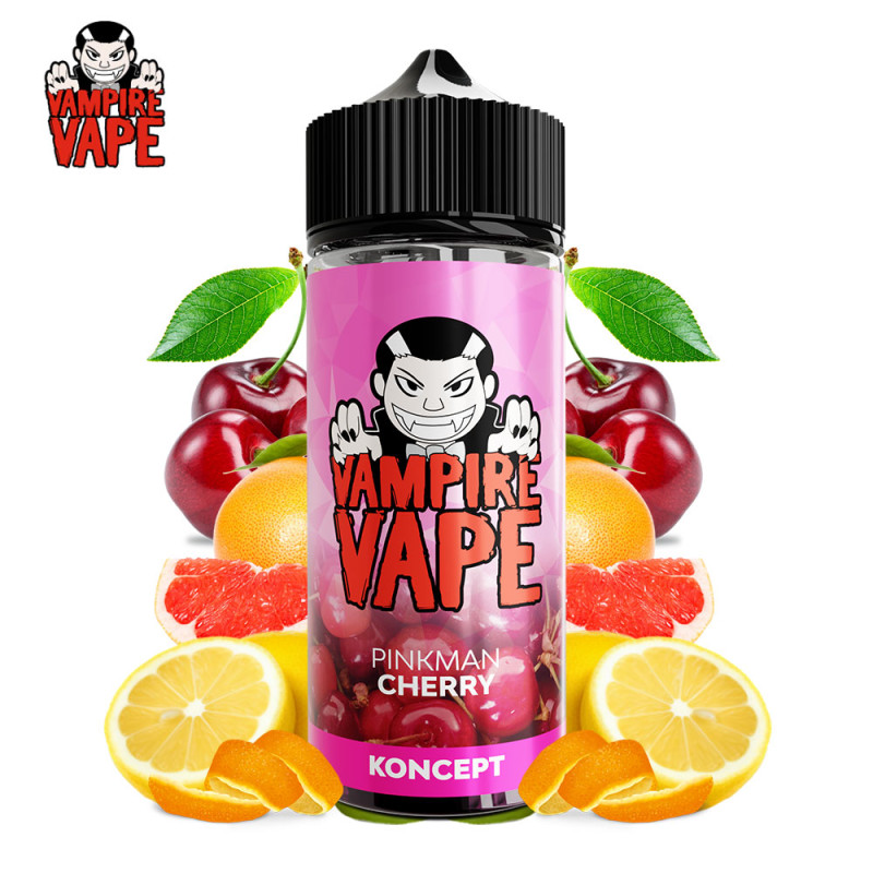 Pinkman Cherry 100ml (0mg) - Vampire Vape