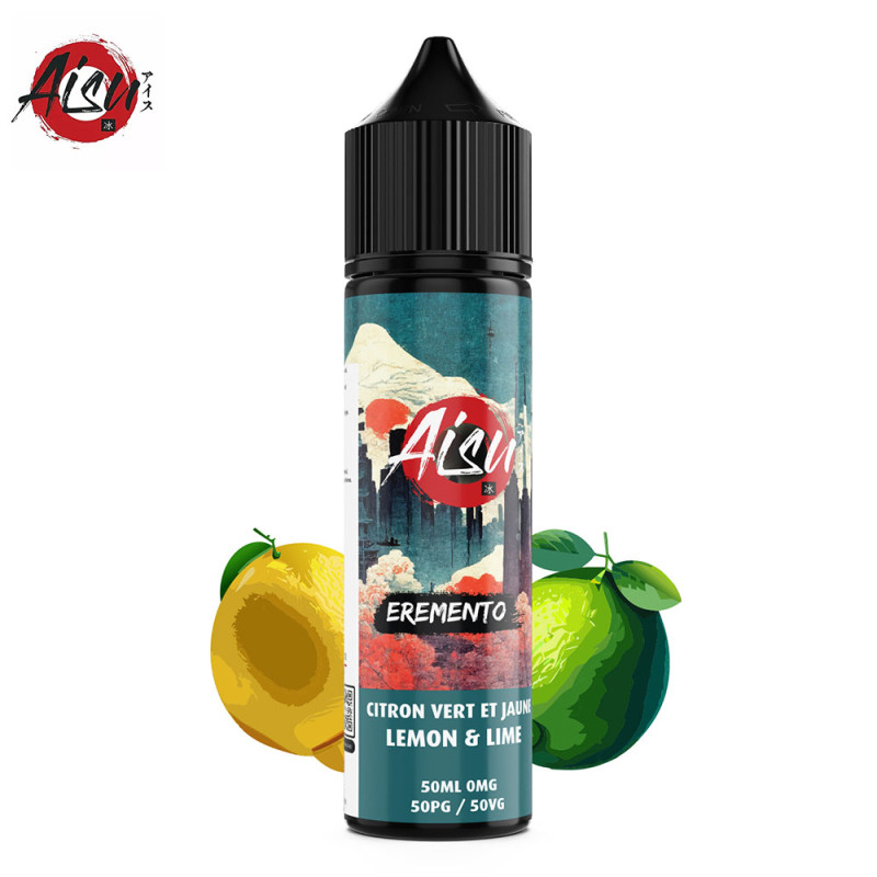 Citron Vert et Jaune 50ml (0mg) - Eremento by Aisu