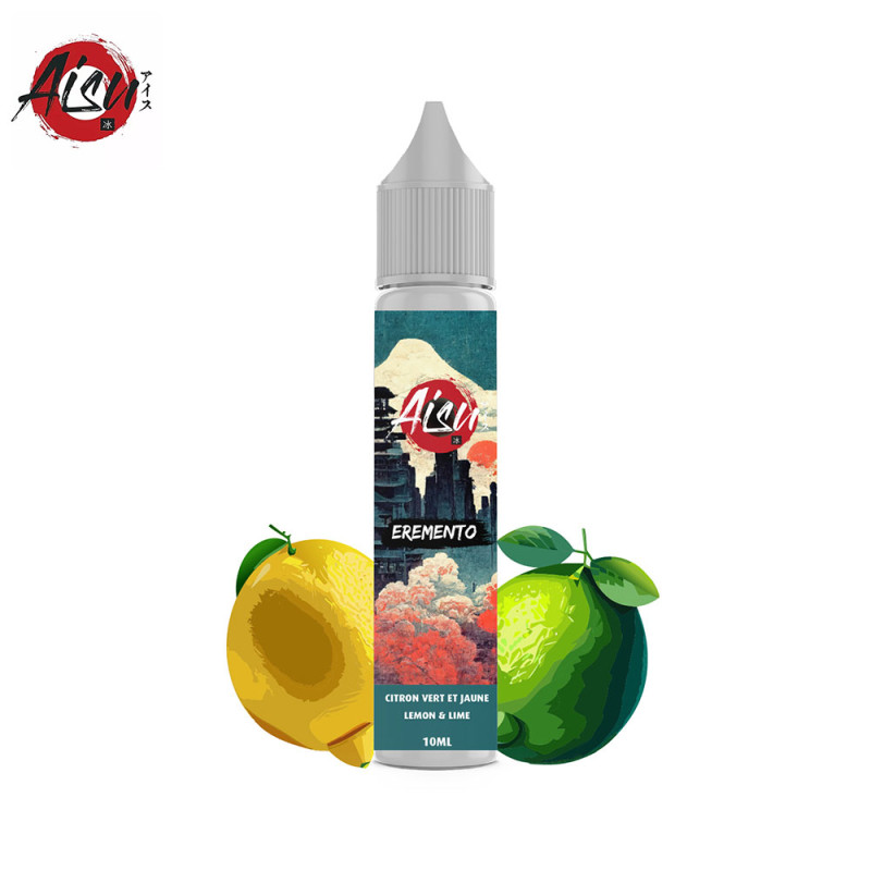 Citron Vert et Jaune 10ml Nic Salt (10mg) - Eremento by Aisu