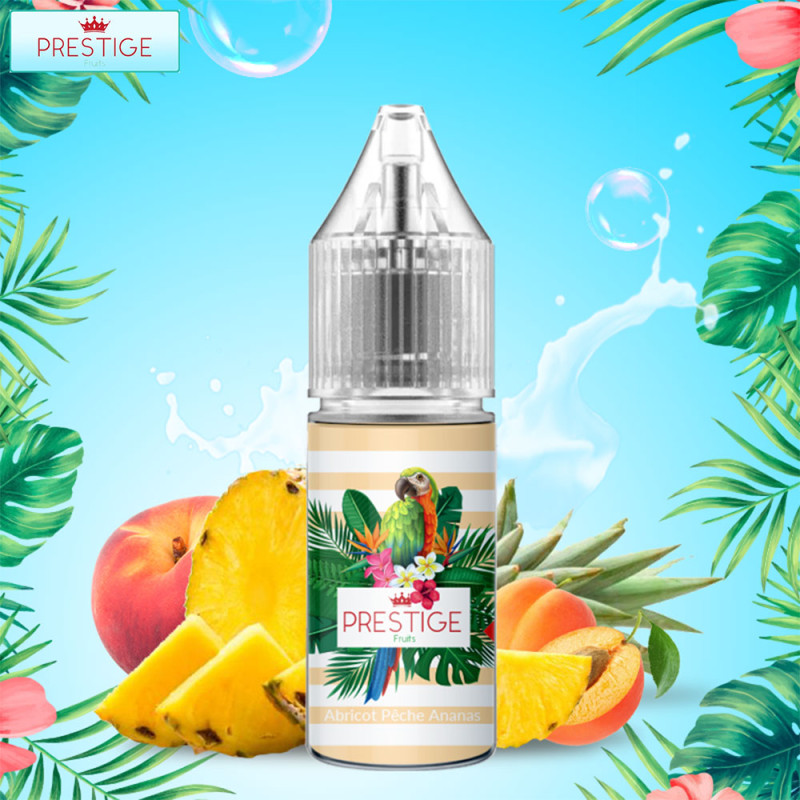 Abricot Pêche Ananas Nic Salt 10ml (20mg) - Prestige Fruits