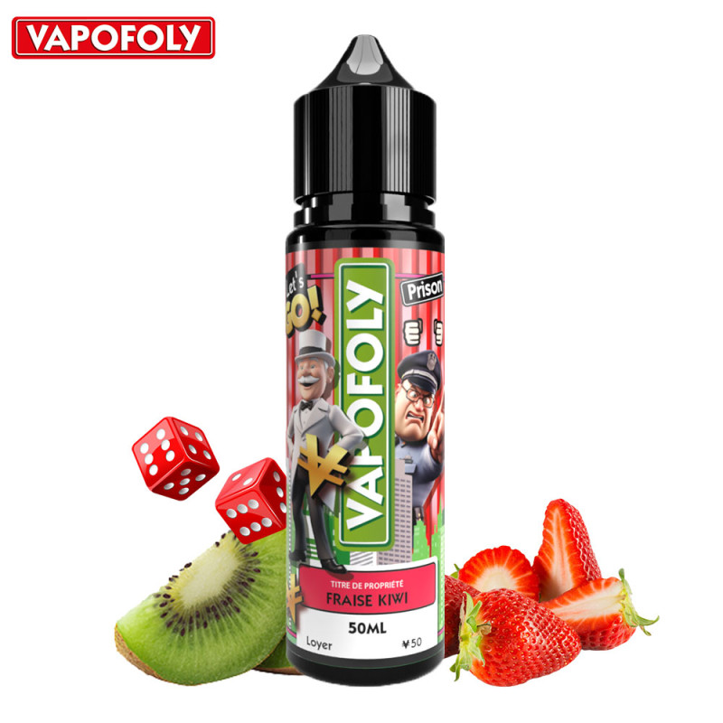 Fraise Kiwi 50ml (0mg) - Vapofoly