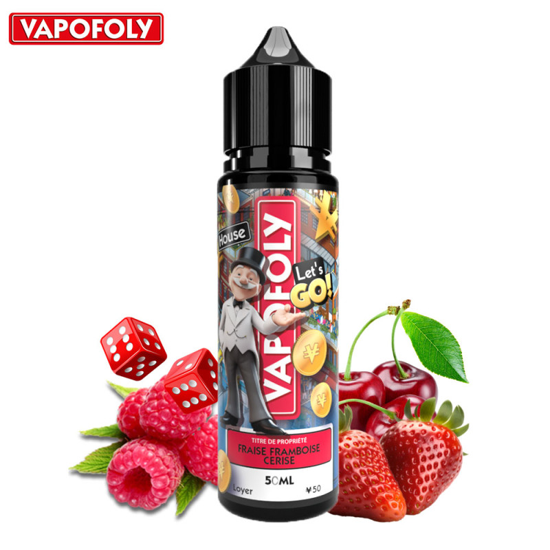 Fraise Framboise Cerise 50ml (0mg) - Vapofoly