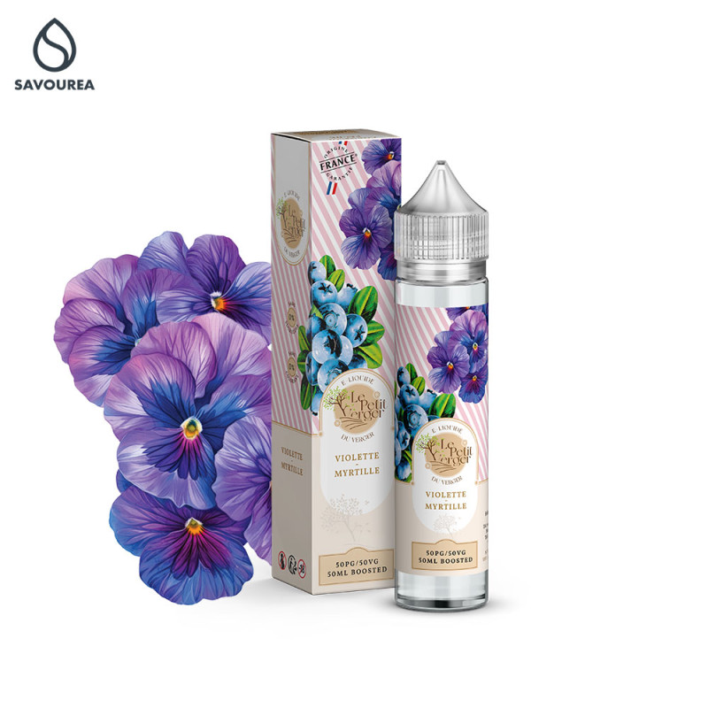 Violette Myrtille 50ml (0mg) - Le Petit Verger by Savourea