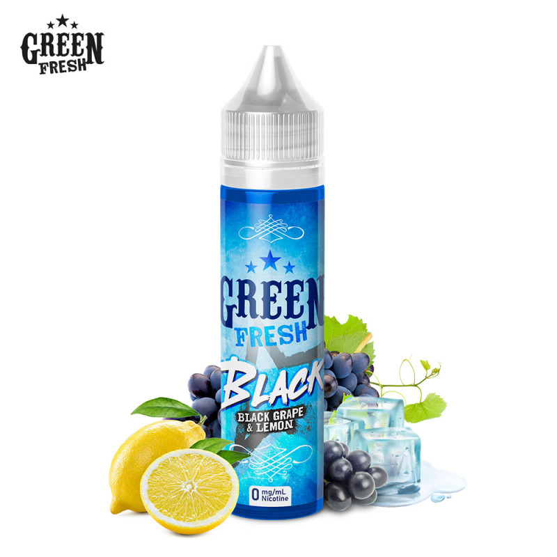 Black 50ml (0mg) - Green Fresh by ELIQUID France