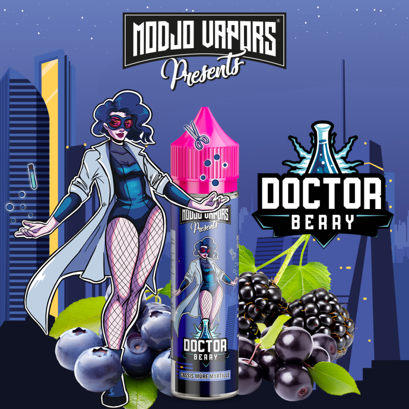 Doctor Berry 50ml (0mg) - Modjo Vapors by Liquidarom