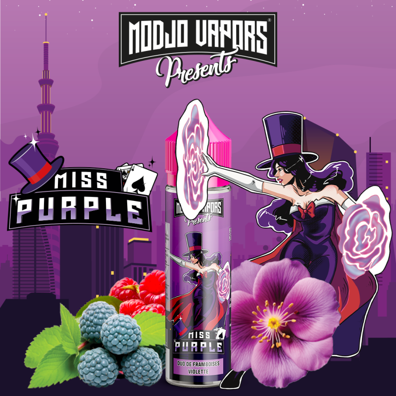 Miss Purple 50ml (0mg) - Modjo Vapors by Liquidarom
