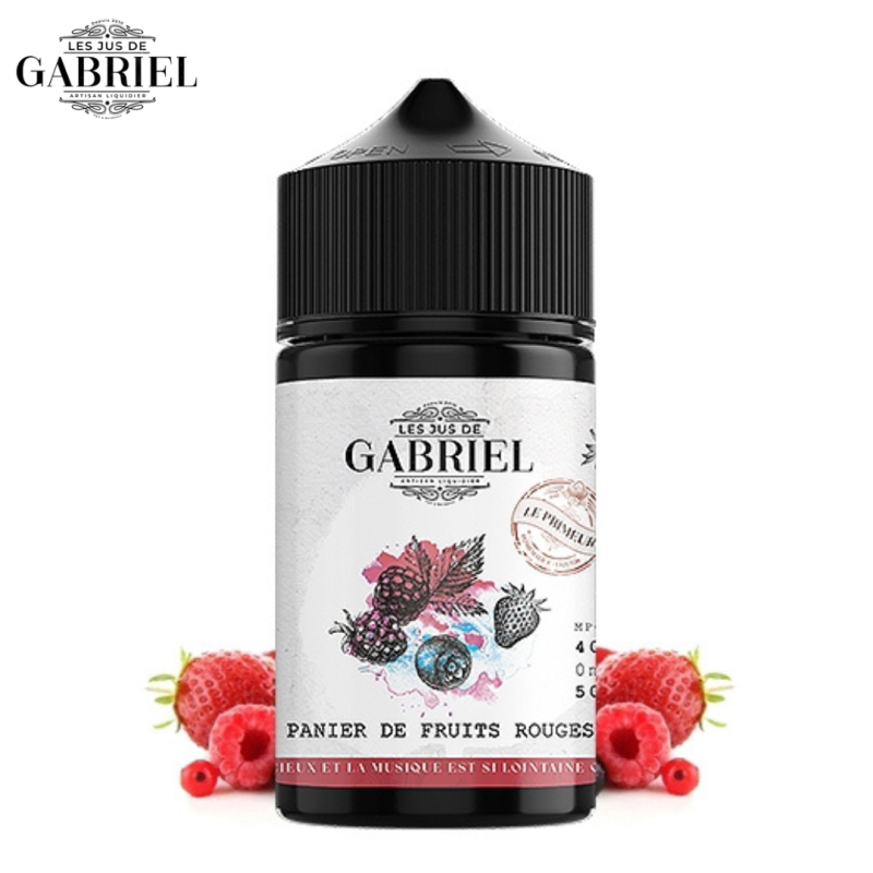 Panier de Fruits Rouges 50ml (0mg) - Jus Gabriel