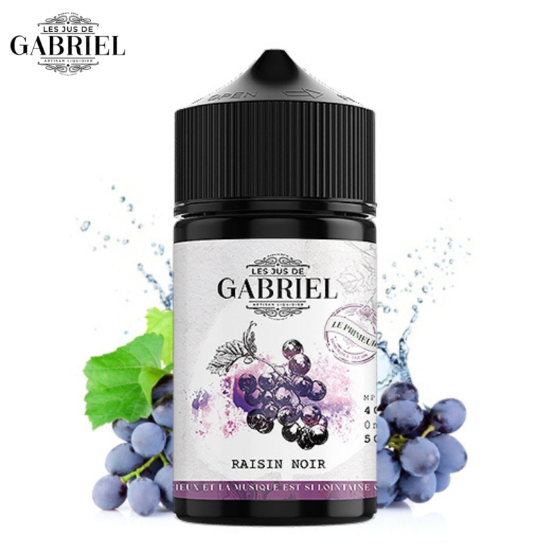 Raisin Noir 50ml (0mg) - Jus Gabriel