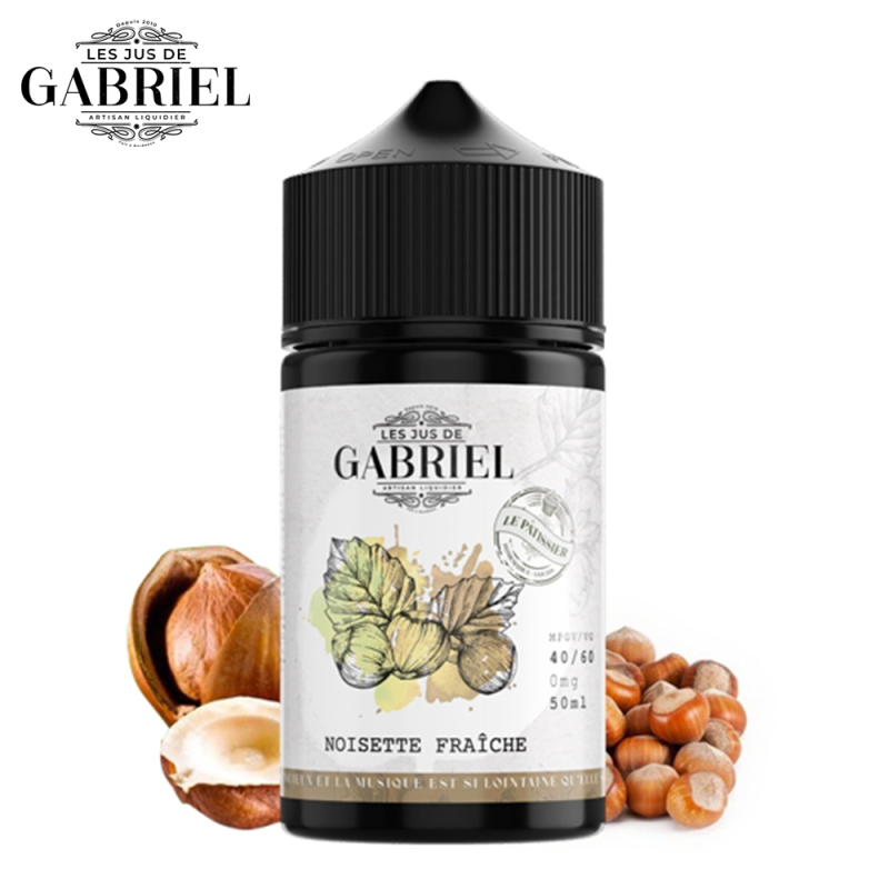 Noisette Fraiche 50ml (0mg) - Jus Gabriel