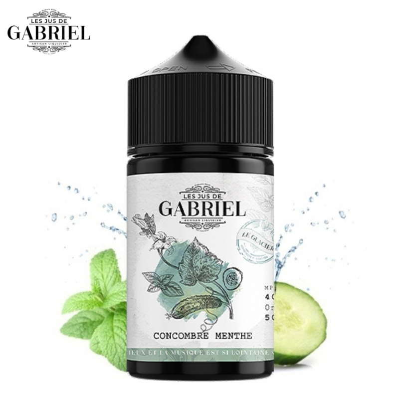 Concombre Menthe 50ml (0mg) - Jus Gabriel