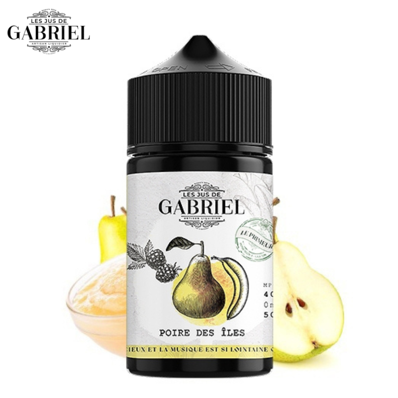 Poire des Îles 50ml (0mg) - Jus Gabriel