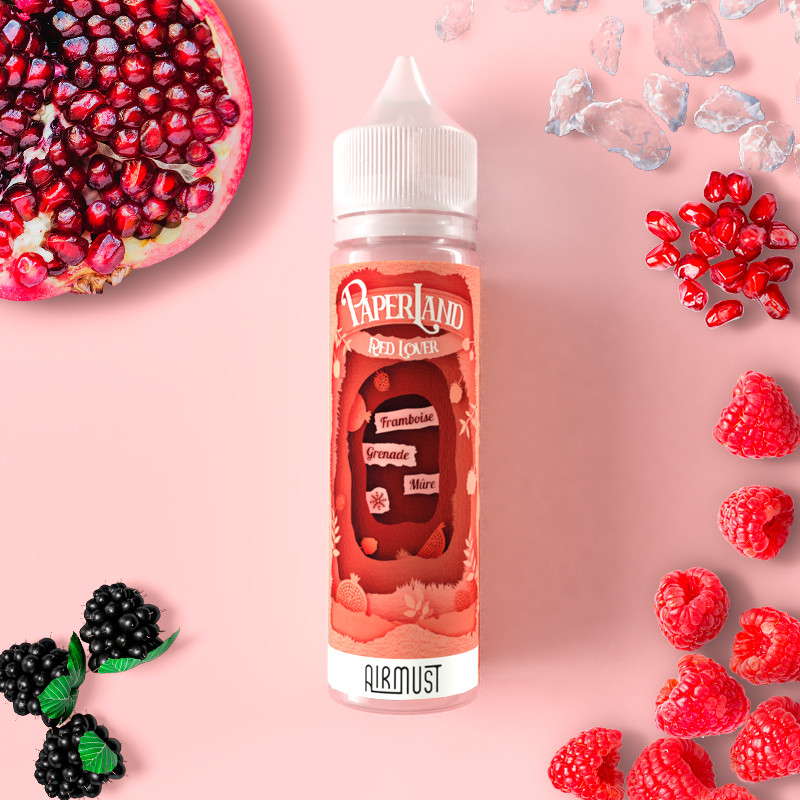 Red Lover 60ml (0mg) - Paperland by Airmust