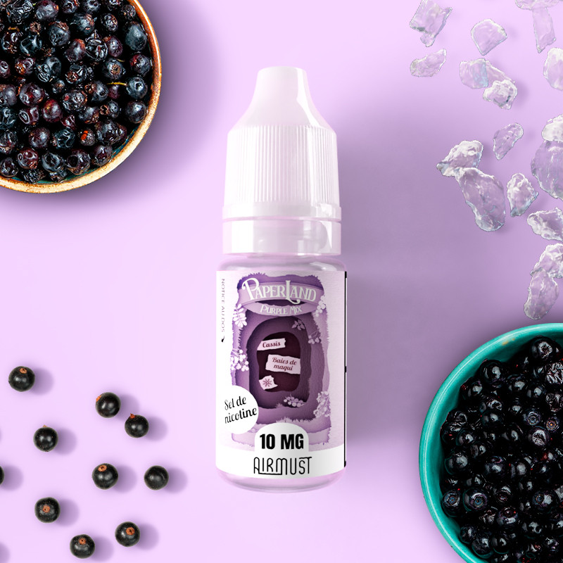 Purple Mix 10ml Nic Salt (20mg) - Paperland by Airmust