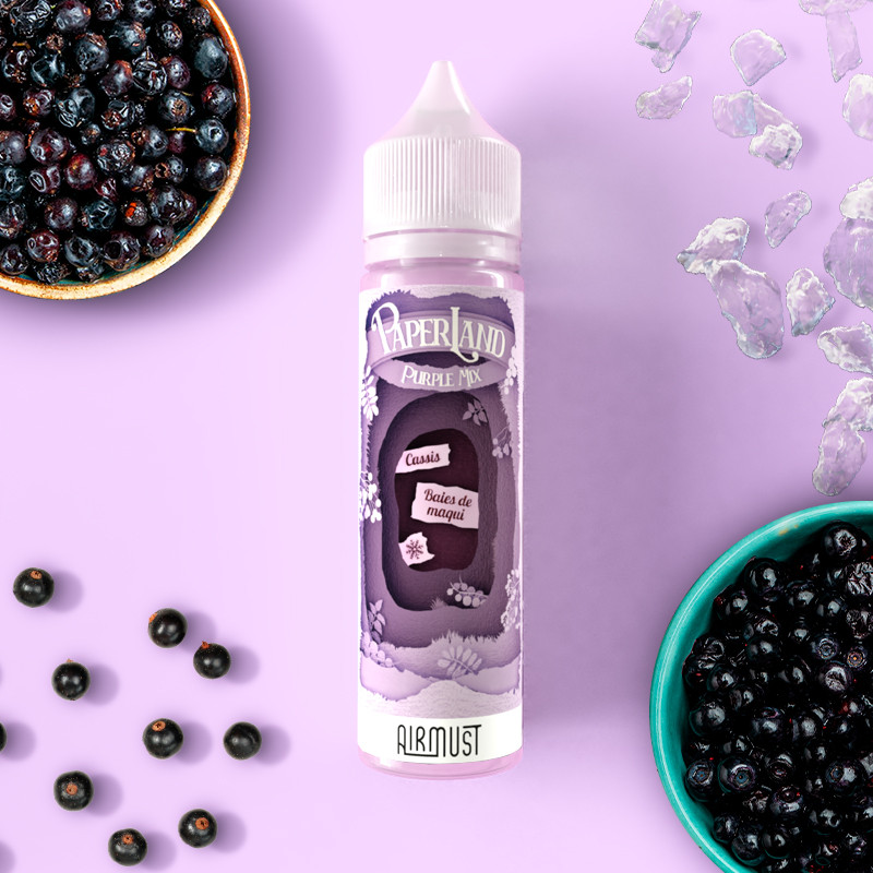 Purple Mix 60ml (0mg) - Paperland by Airmust