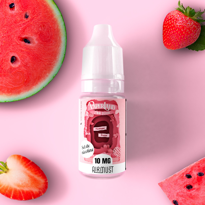 Pink Fever 10ml Nic Salt (10mg) - Paperland by Airmust
