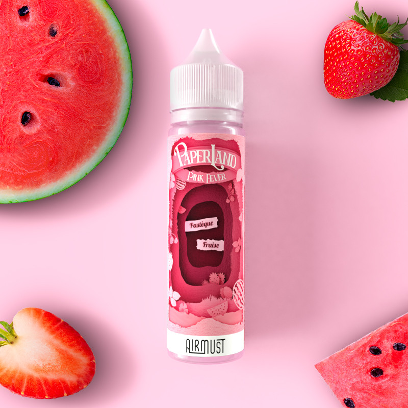 Pink Fever 60ml (0mg) - Paperland by Airmust