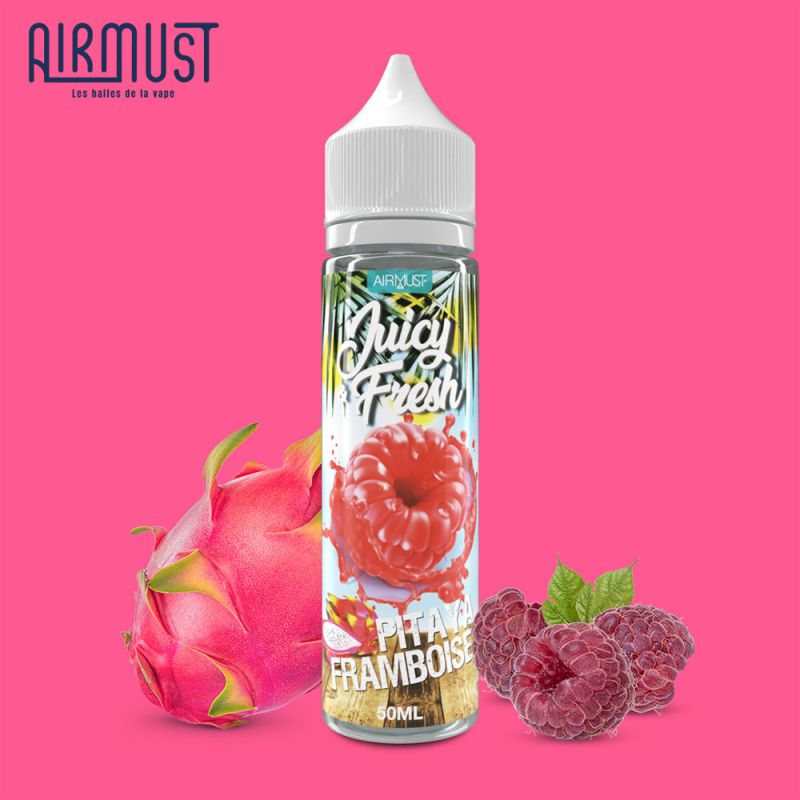 Pitaya Framboise 60ml (0mg) - Juicy & Fresh by Airmust