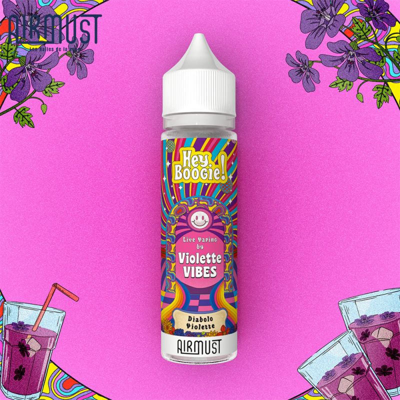 Violette Vibes 60ml (0mg) - Hey Boogie by Airmust