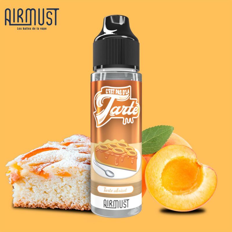 Tarte Abricot 60ml (0mg) - C'est pas d'la tarte by Airmust