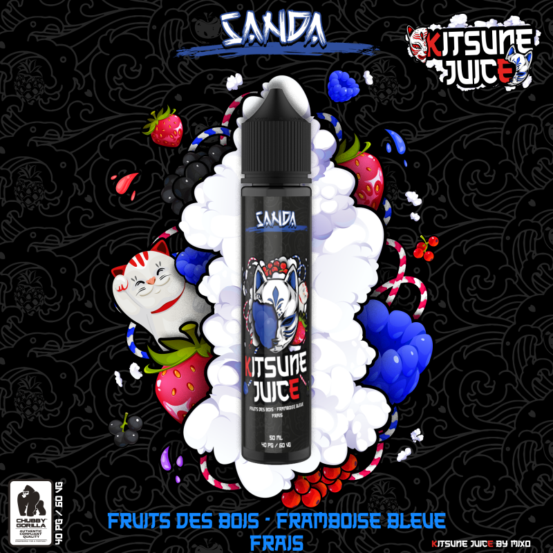 Sanda 50ml (0mg) - Kitsune Juice