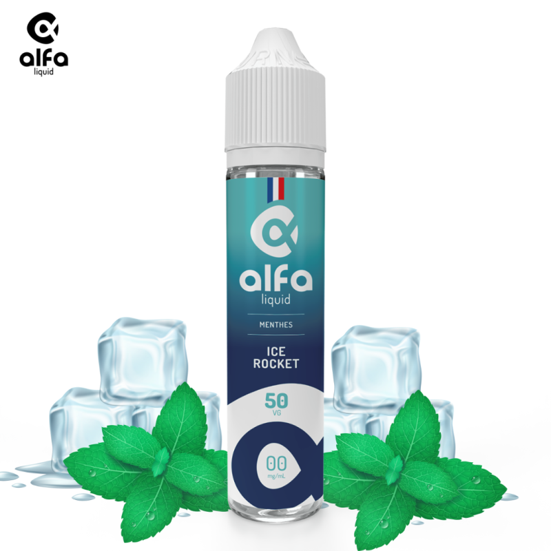 Ice Rocket 50ml (0mg
                              50% / 50%) - Alfaliquid Fraicheur