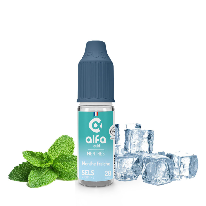 Menthe Fraîche Salt 10ml (20mg
                              50% / 50%) - Alfaliquid Fraicheur