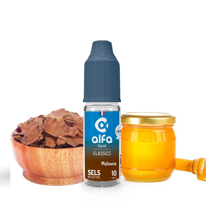 Malawia Salt 10ml (10mg
                              50% / 50%) - Alfaliquid Classique