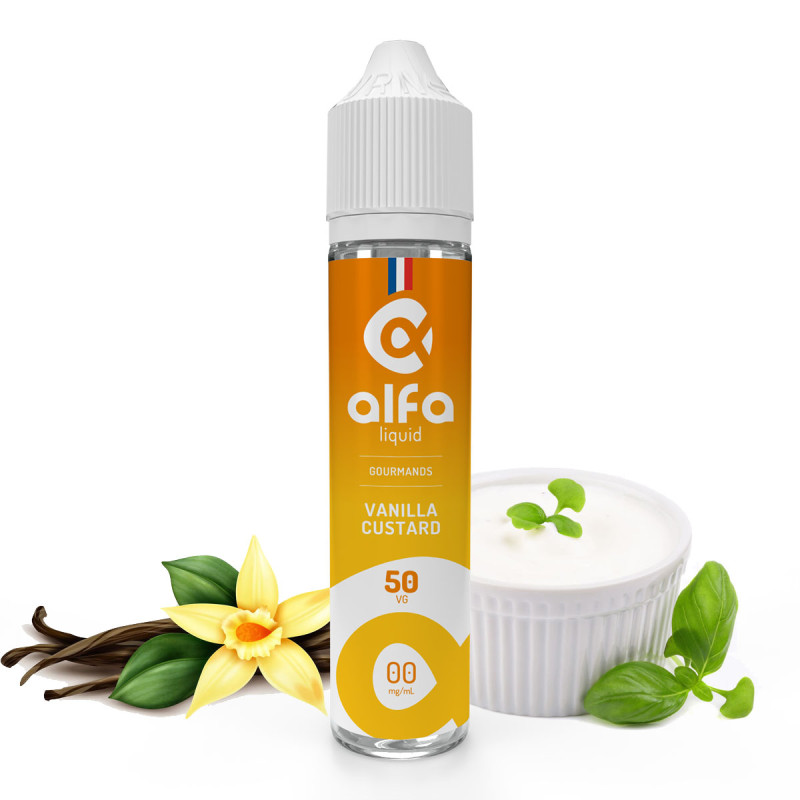 Vanilla Custard 50ml (0mg
                              50% / 50%) - Alfaliquid Gourmands
