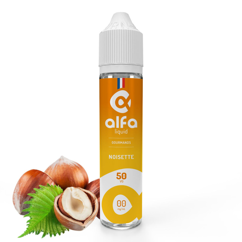 Noisette 50ml (0mg
                              50% / 50%) - Alfaliquid Fruités