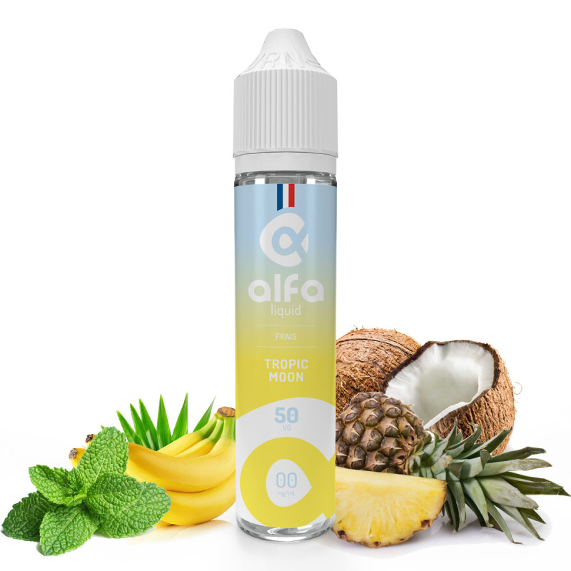 Tropic Moon 50ml (0mg
                              50% / 50%) - Alfaliquid Frais