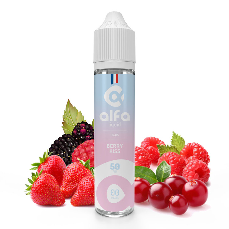 Berry Kiss 50ml (0mg
                              50% / 50%) - Alfaliquid Frais