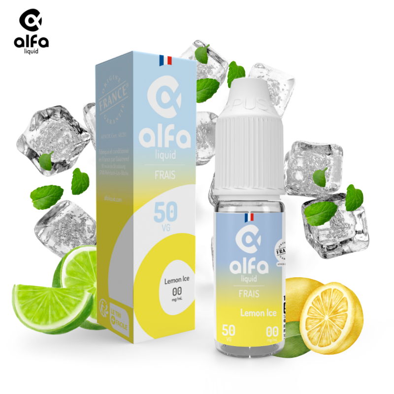 Alfaliquid Frais (6mg
                              50% / 50%) - Lemon Ice 10ml