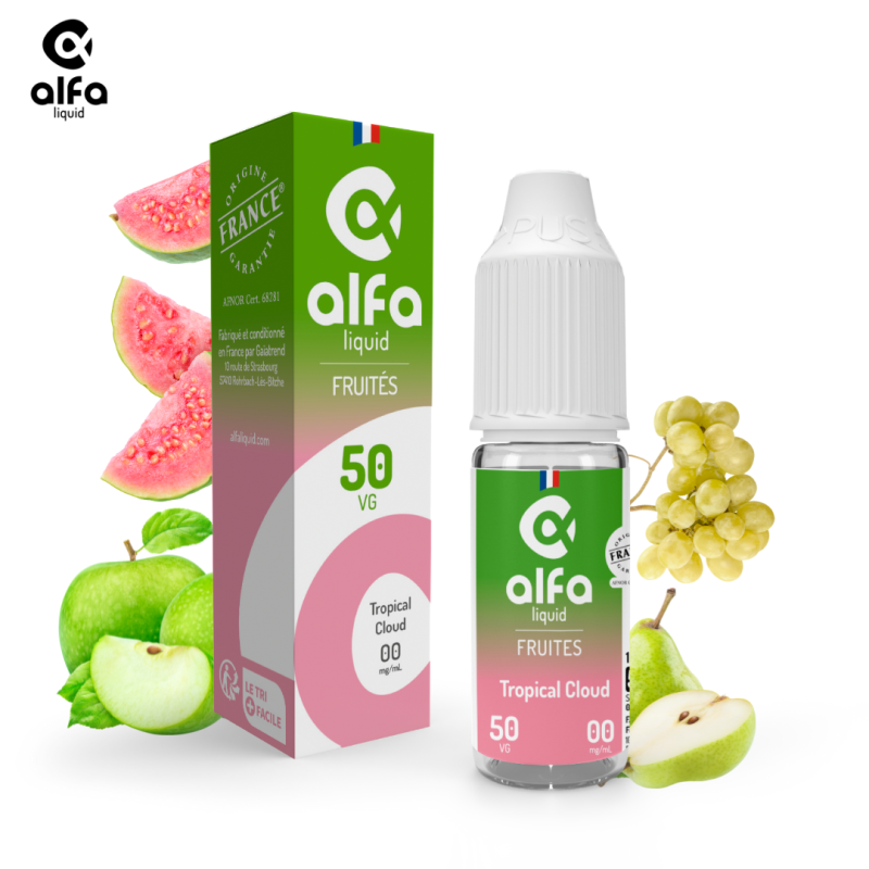 Alfaliquid Fruités (12mg
                              50% / 50%) - Tropical Cloud 10ml