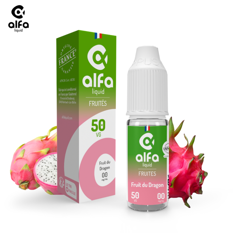 Alfaliquid Fruités (0mg
                              50% / 50%) - Fruit du Dragon 10ml