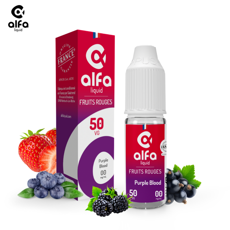 Alfaliquid Fruités (12mg
                              50% / 50%) - Purple Blood 10ml