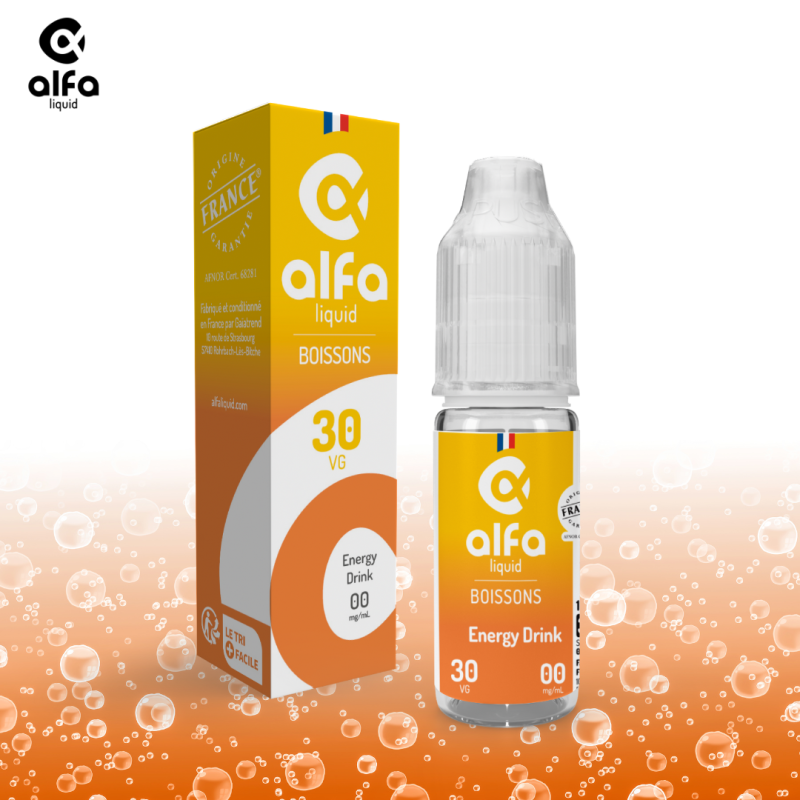 Alfaliquid Boissons (12mg
                              70% / 30%) - Energy Drink 10ml