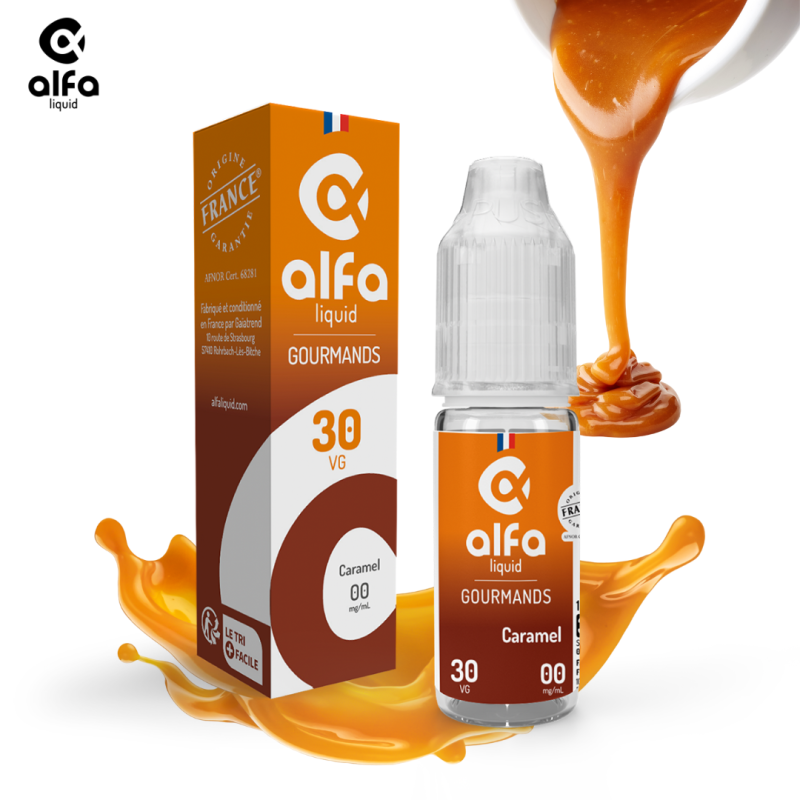 Alfaliquid Gourmands (6mg
                              70% / 30%) - Caramel 10ml