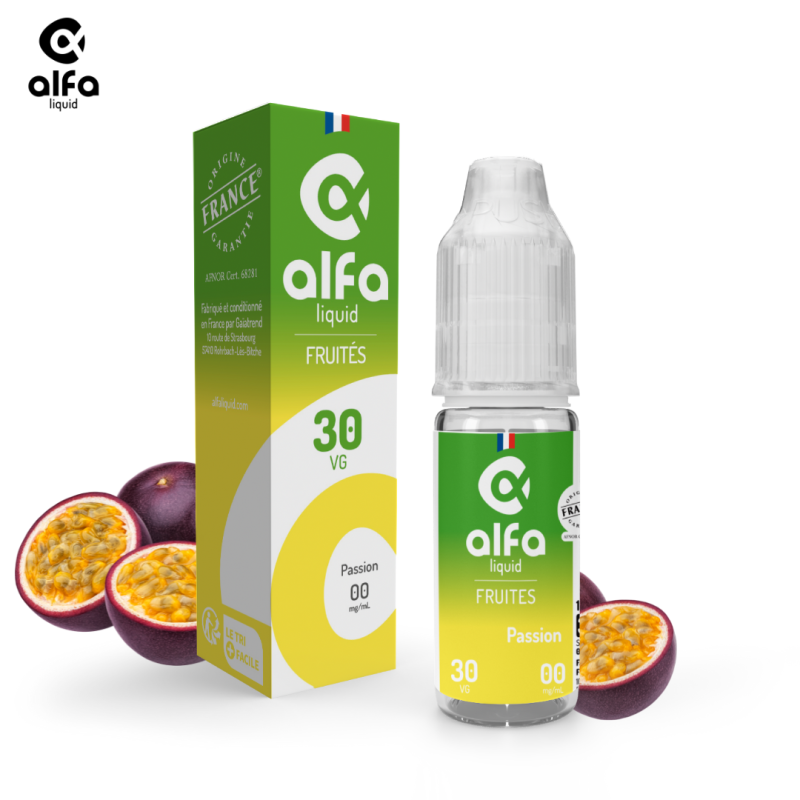 Alfaliquid Fruités (12mg
                              70% / 30%) - Passion 10ml