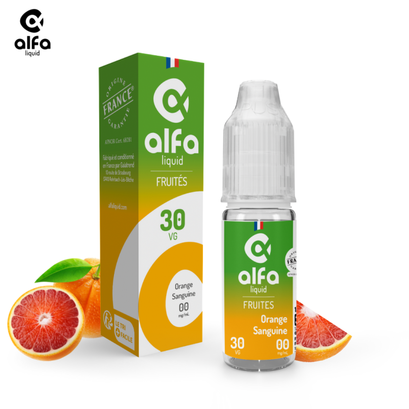 Alfaliquid Fruités (6mg
                              70% / 30%) - Orange Sanguine 10ml